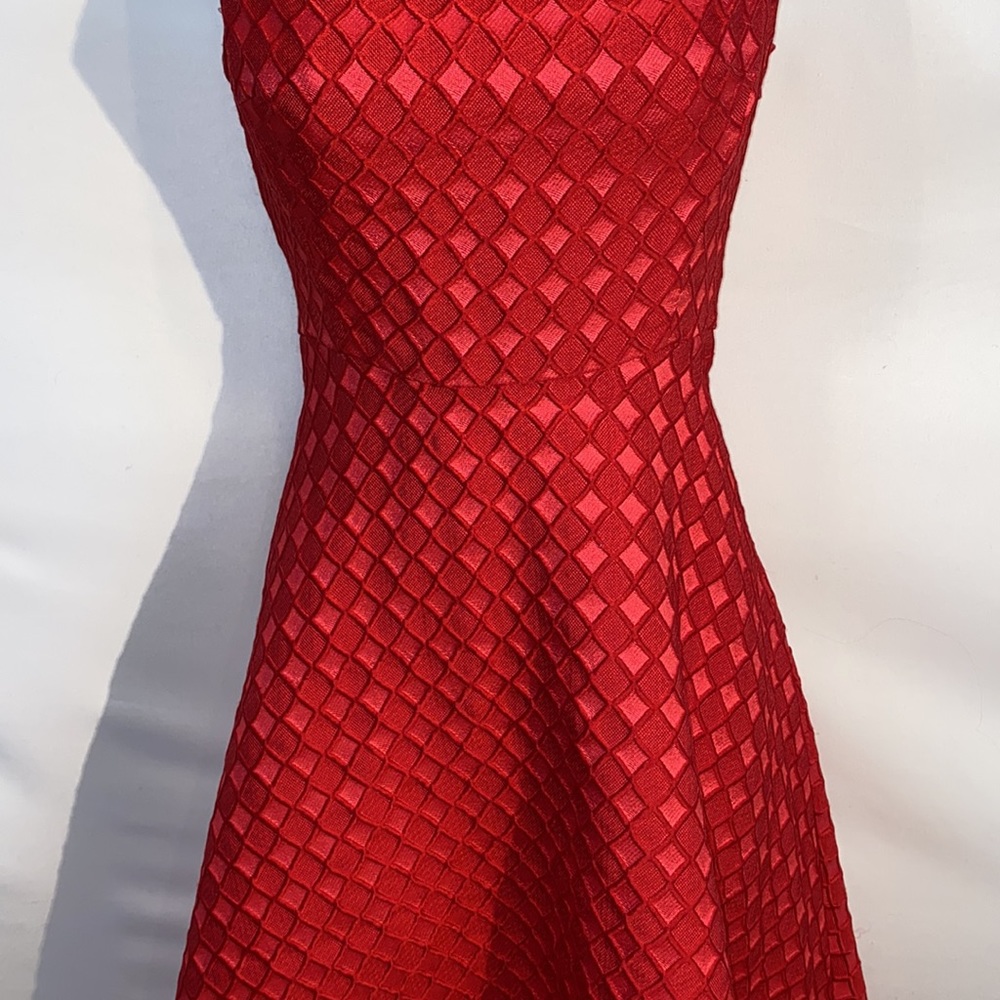 Anthropologie Moulinette Soeurs Minette red silk blend midi dress size 2 - Picture 8 of 17